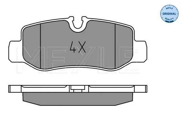 Brake Pad Set, disc brake (025 221 0118)
