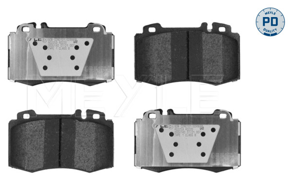 Brake Pad Set, disc brake (025 237 4517/PD)