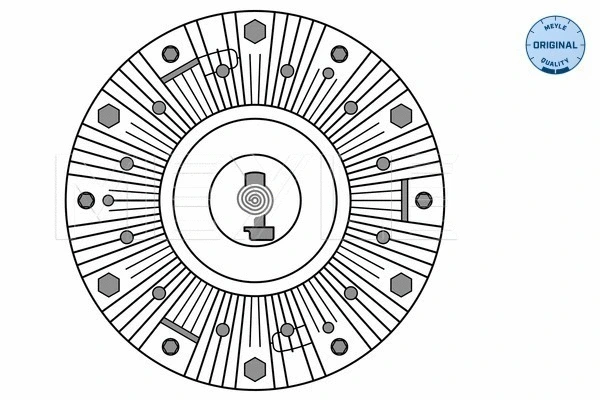 Clutch, radiator fan (234 234 0003)