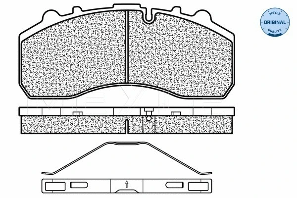 Brake Pad Set, disc brake (025 290 8730/S)