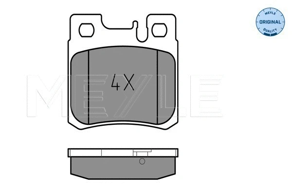 Brake Pad Set, disc brake (025 211 9715)