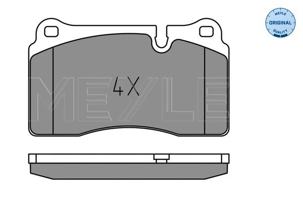 Brake Pad Set, disc brake (025 202 1717)