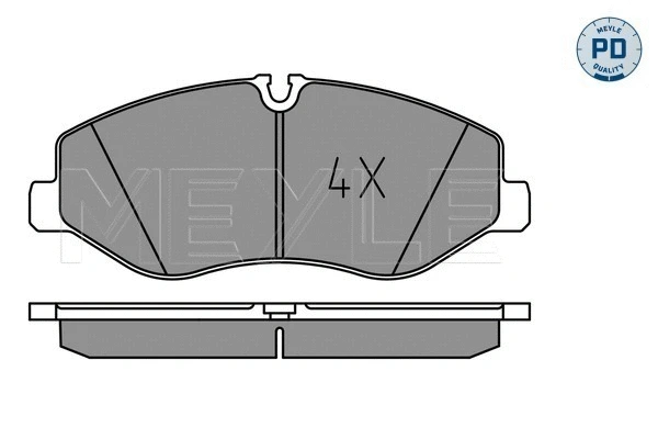 Brake Pad Set, disc brake (025 220 6221/PD)