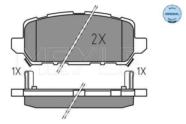 Brake Pad Set, disc brake (025 259 4717)
