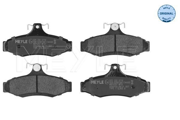 Brake Pad Set, disc brake (025 232 3714)