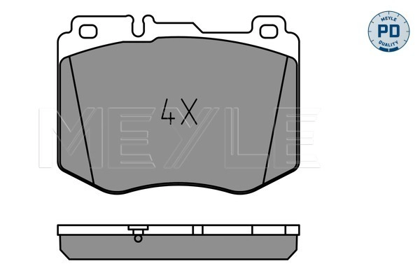 Brake Pad Set, disc brake (025 220 4718/PD)