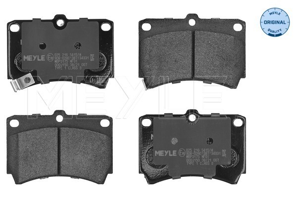 Brake Pad Set, disc brake (025 216 5415/W)