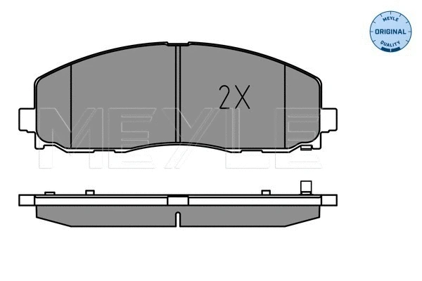 Brake Pad Set, disc brake (025 253 7919)