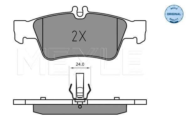 Brake Pad Set, disc brake (025 233 3516)