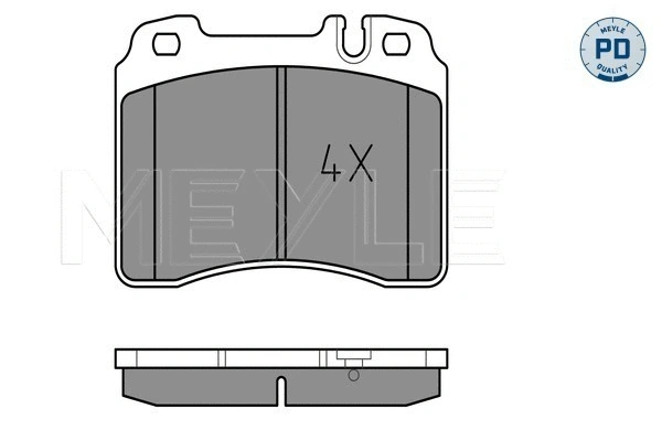 Brake Pad Set, disc brake (025 211 5317/PD)