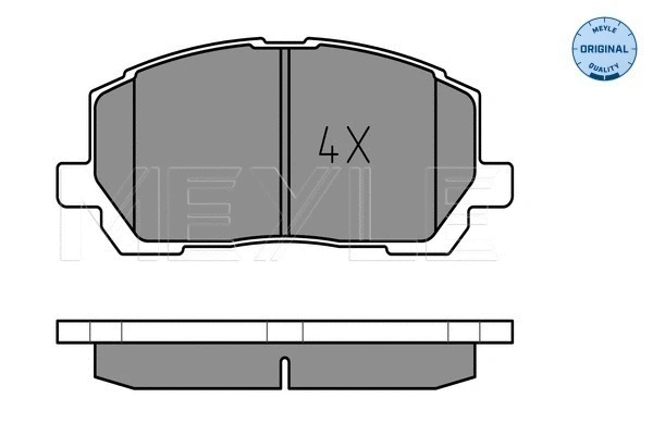 Brake Pad Set, disc brake (025 237 0317/W)