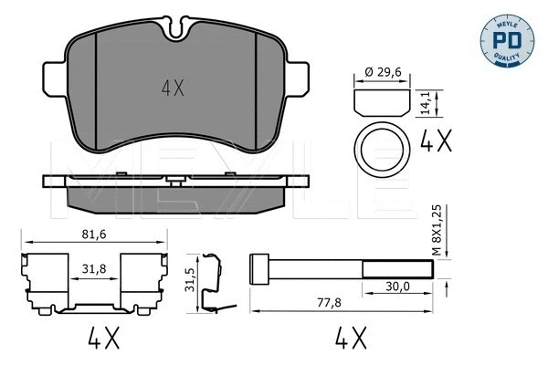 Brake Pad Set, disc brake