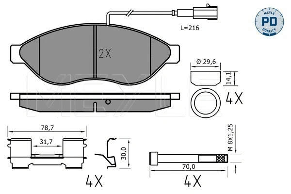 Brake Pad Set, disc brake