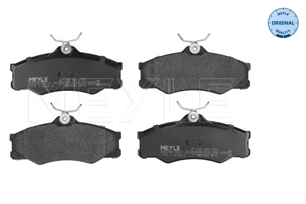 Brake Pad Set, disc brake (025 209 7919)