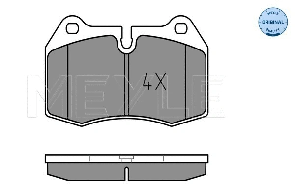Brake Pad Set, disc brake (025 214 7118)