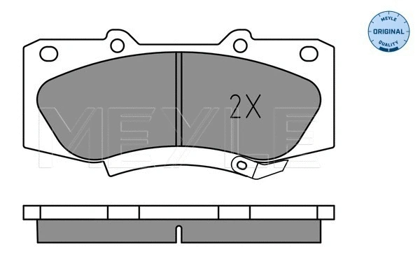 Brake Pad Set, disc brake (025 252 0917)
