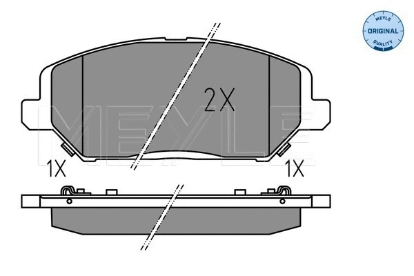 Brake Pad Set, disc brake (025 228 0420)