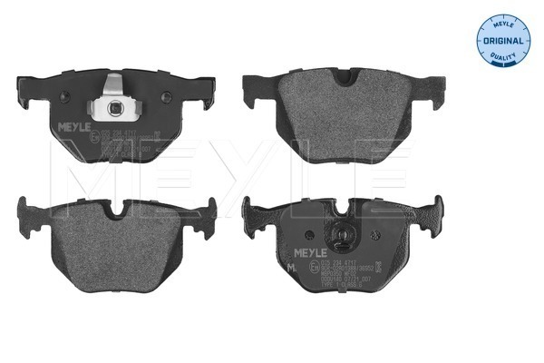 Brake Pad Set, disc brake (025 234 4717)