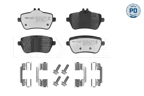 Brake Pad Set, disc brake (025 250 7119/PD)