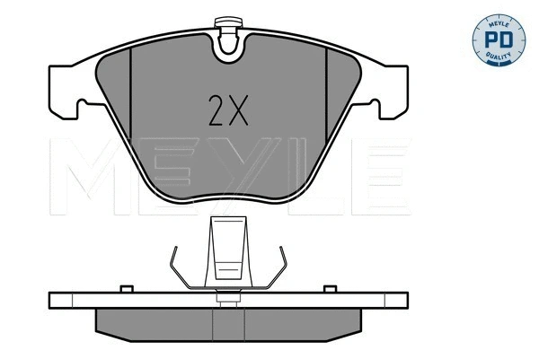 Brake Pad Set, disc brake (025 233 4720/PD)