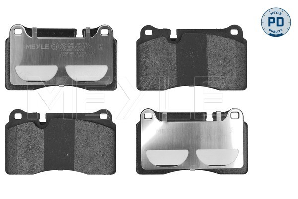 Brake Pad Set, disc brake (025 240 9817/PD)