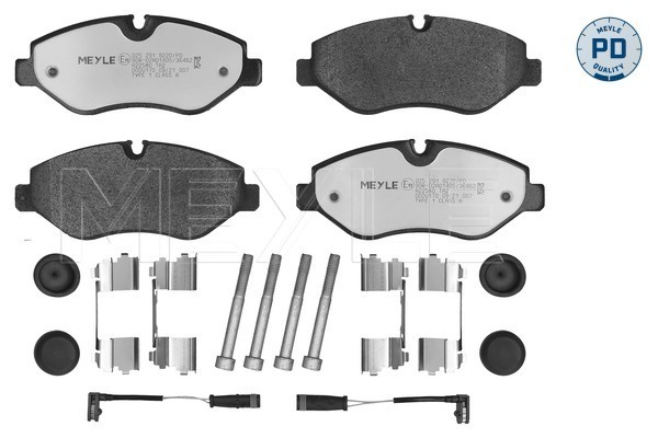 Brake Pad Set, disc brake (025 291 9220/PD)