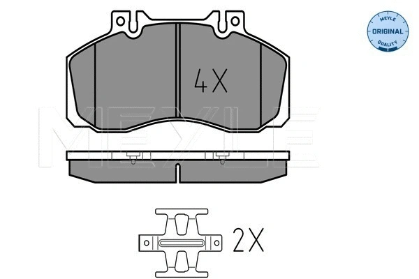 Brake Pad Set, disc brake (025 298 3521)
