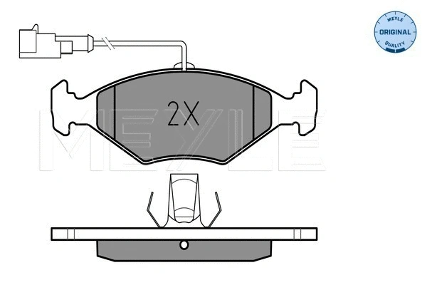 Brake Pad Set, disc brake (025 232 2018/W)