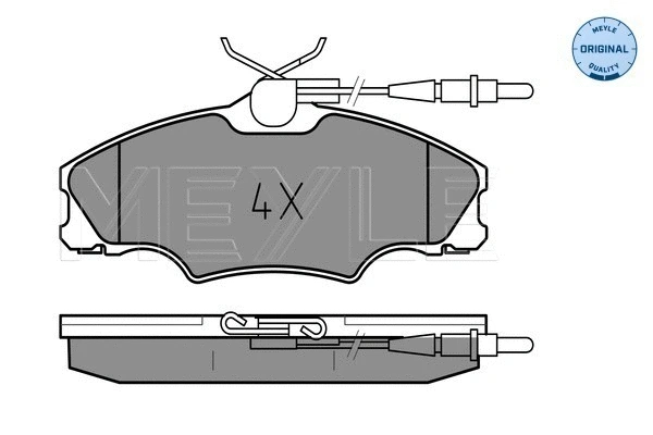 Brake Pad Set, disc brake (025 217 2419/W)