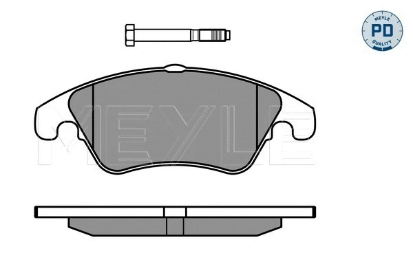 Brake Pad Set, disc brake (025 243 1019/PD)
