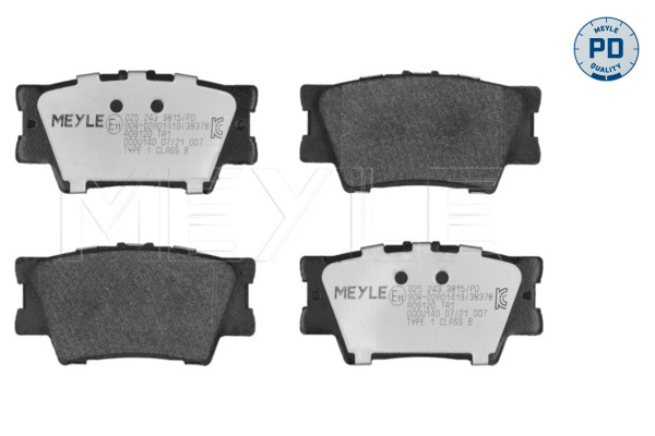 Brake Pad Set, disc brake (025 243 3815/PD)