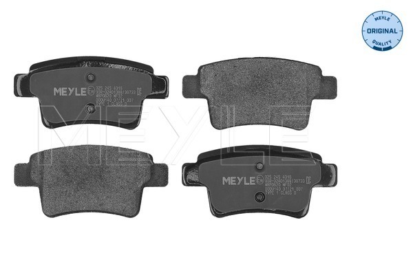 Brake Pad Set, disc brake (025 245 4016)