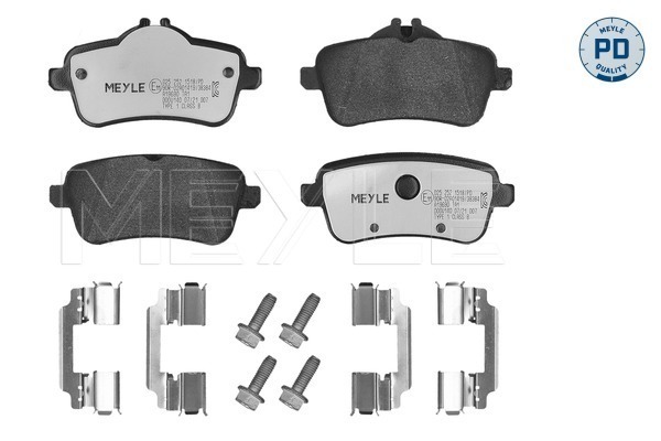 Brake Pad Set, disc brake (025 252 1518/PD)