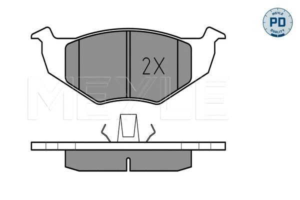 Brake Pad Set, disc brake (025 218 6619/PD)