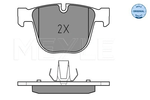 Brake Pad Set, disc brake (025 237 3017)