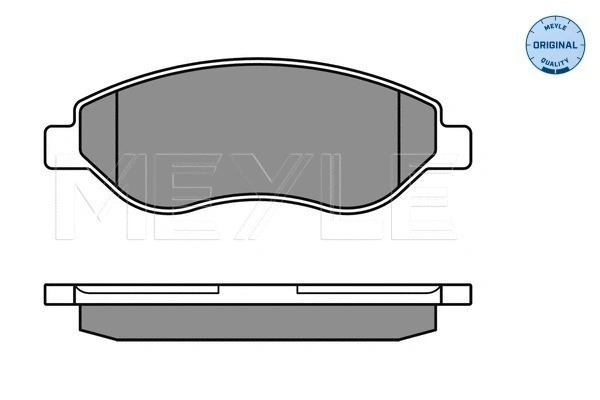 Brake Pad Set, disc brake (025 245 5019/W)