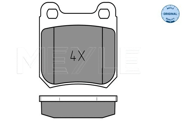 Brake Pad Set, disc brake (025 210 5115)