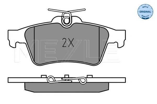 Brake Pad Set, disc brake (025 252 1817)