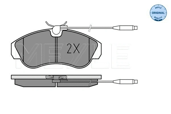 Brake Pad Set, disc brake (025 217 9919/W)