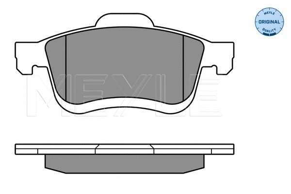 Brake Pad Set, disc brake (025 247 2720/W)