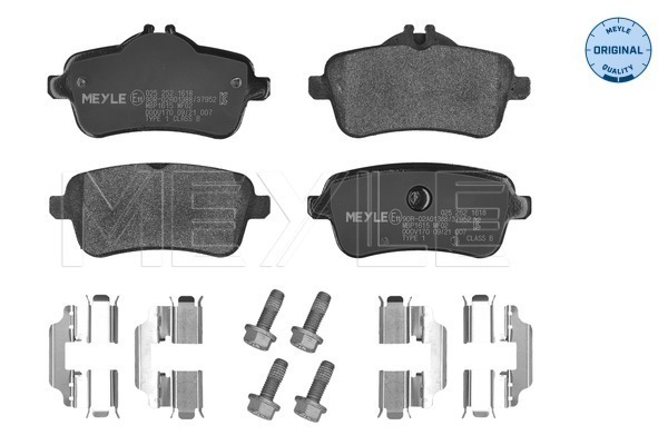Brake Pad Set, disc brake (025 252 1618)
