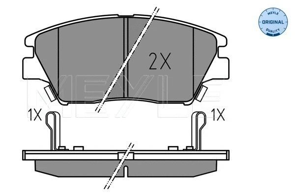 Brake Pad Set, disc brake (025 225 9018)