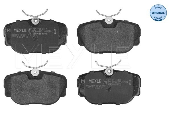 Brake Pad Set, disc brake (025 211 7317)