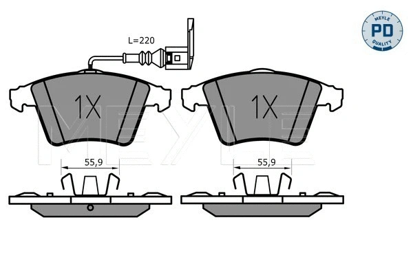 Brake Pad Set, disc brake