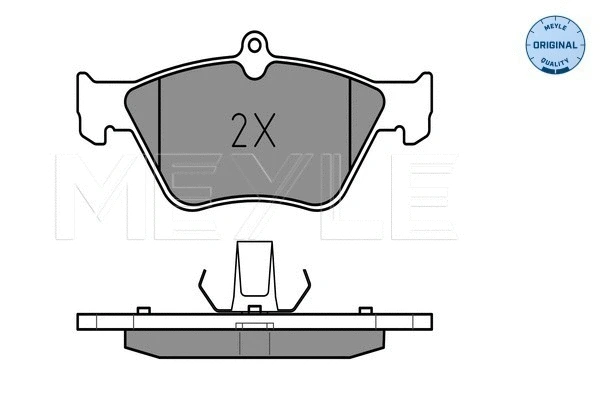 Brake Pad Set, disc brake (025 214 1117)