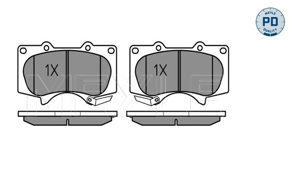 Brake Pad Set, disc brake (025 240 2417/PD)