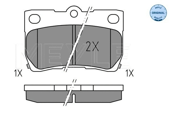 Brake Pad Set, disc brake (025 243 2317)