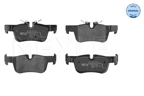 Brake Pad Set, disc brake (025 253 3116)