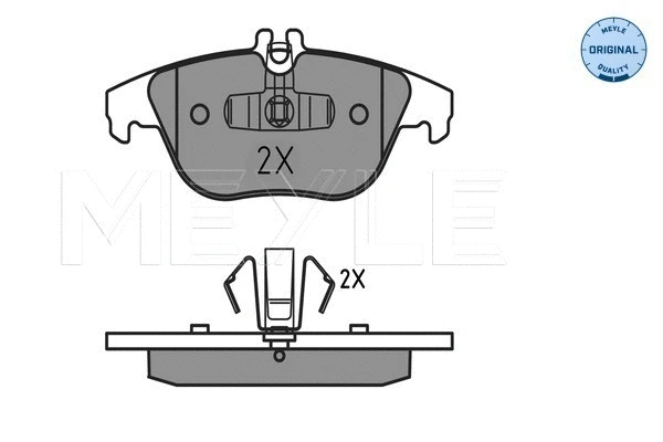 Brake Pad Set, disc brake (025 242 5418)