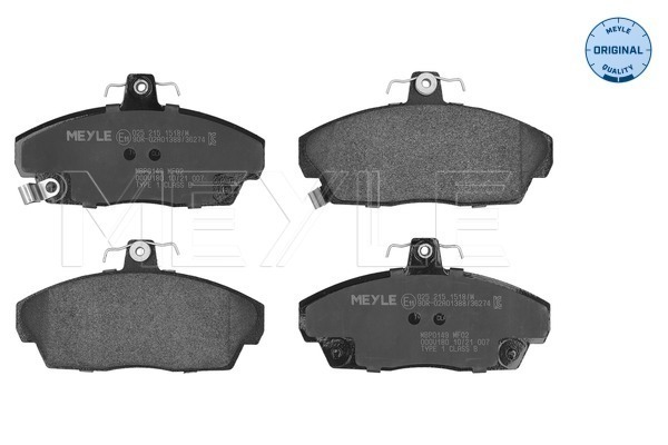 Brake Pad Set, disc brake (025 215 1518/W)